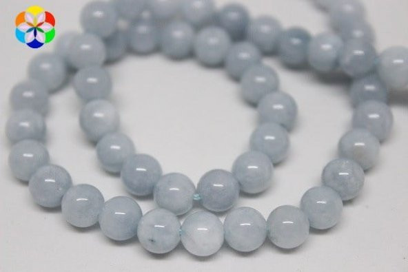 Akuamarin Taşı 6mm/adet - Resim 2