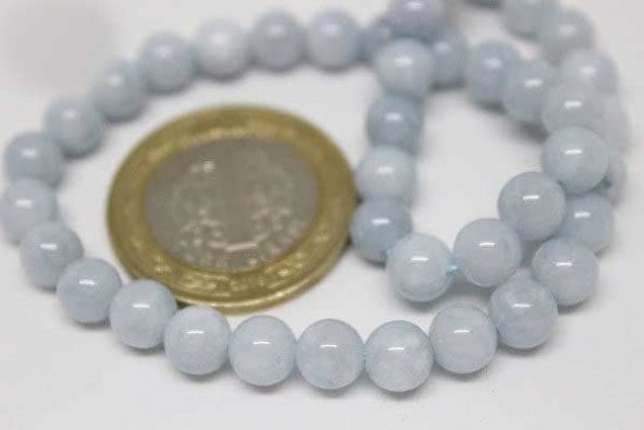 Akuamarin Taşı 6mm/adet - Resim 5
