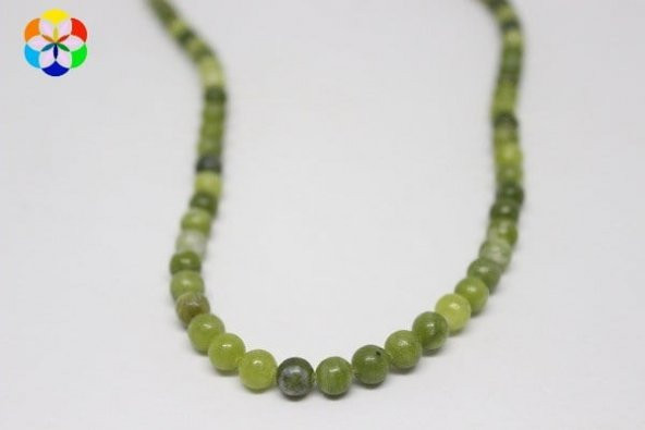 Yeşim Taşı Ela Quality 6mm/adet - Resim 2