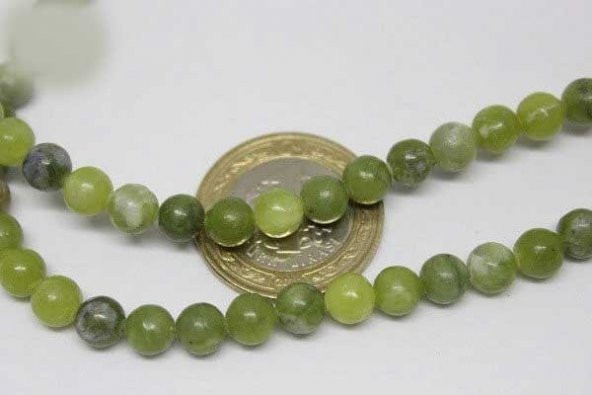 Yeşim Taşı Ela Quality 6mm/adet - Resim 5