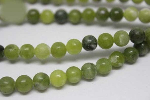 Yeşim Taşı Ela Quality 6mm/adet - Resim 6