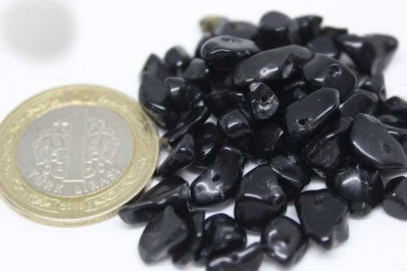 Delikli Oniks Taşı Mini Boy 50 adet - Resim 2