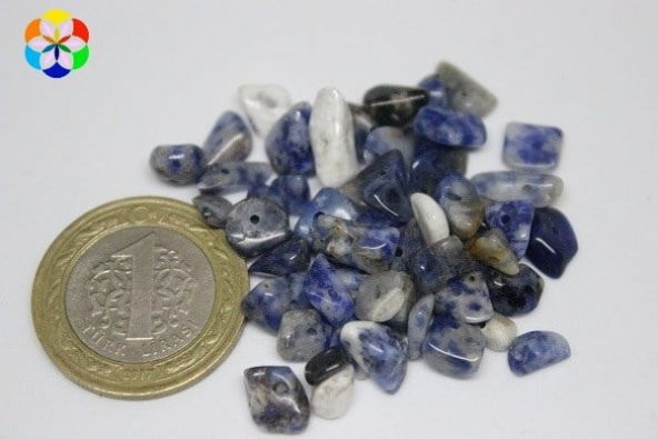 Delikli Sodalit Taşı Mini Boy 50 adet ürün görseli