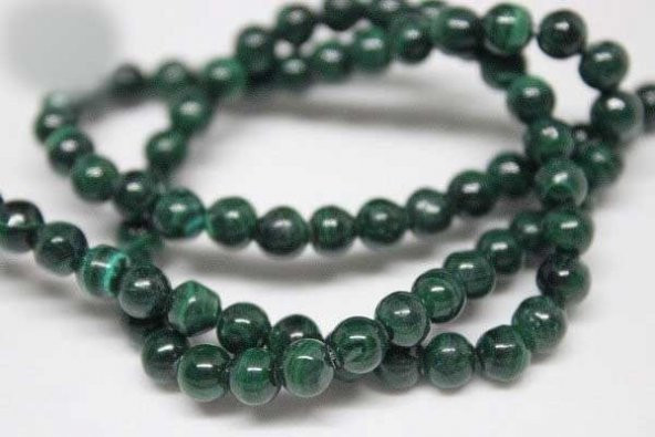 Malakit Taşı Royal Quality 5-6mm aralığı/adet - 5