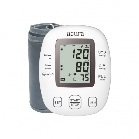 Acura Ac-9080 199 Hafızalı Tam Otomatik Koldan Ölçer Tansiyon Aleti Çanta Hediyeli