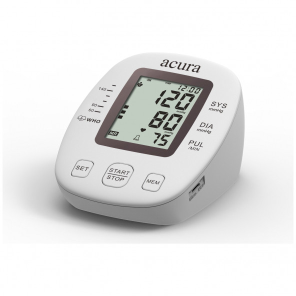 Acura Ac-9080 199 Hafızalı Tam Otomatik Koldan Ölçer Tansiyon Aleti Çanta Hediyeli - 2