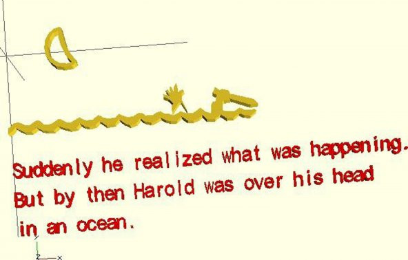 Harold Ve Mor Crayon Dan Kitap Renderleri Plastik Aparat - 3