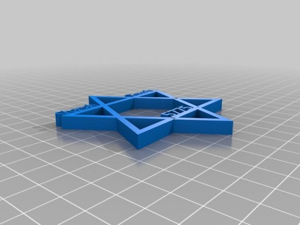 Magen David (Yıldız) - Yıl 5775 Plastik Aparat - 1