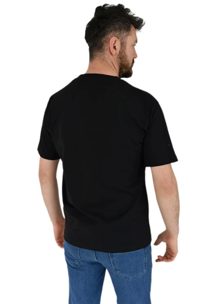 Erkek Baskılı Oversize Tişört 2380 BGL-ST02803 - Resim 11