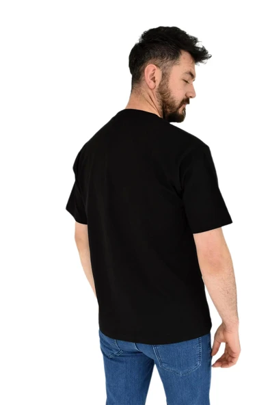 Erkek Baskılı Oversize Tişört 2379 BGL-ST02804 - 11