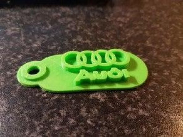 Audi Anahtarlık Logosu Logo Benzeri A7 A5 A4 A3 Q7 Q5 Q3 Tt R8 - Resim 5