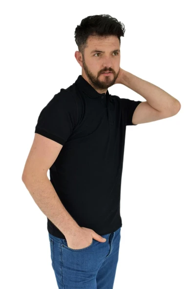 Erkek Polo Yaka Tişört R4080 BGL-ST02770 - Resim 12