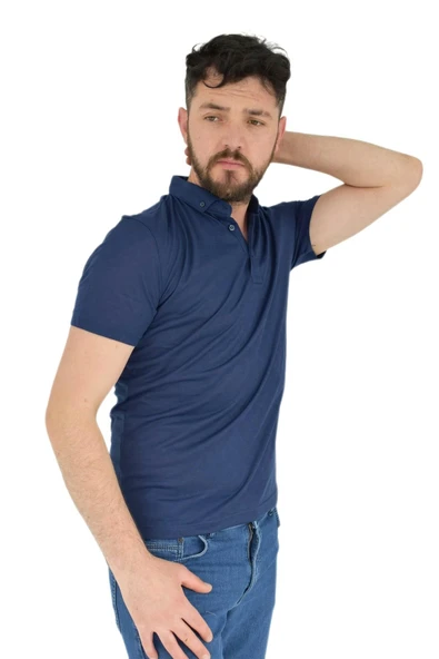 Erkek Polo Yaka Tişört R2180 BGL-ST02787 - Resim 10