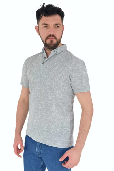 Erkek Polo Yaka Tişört R2022-2166 BGL-ST02777 - Resim 7