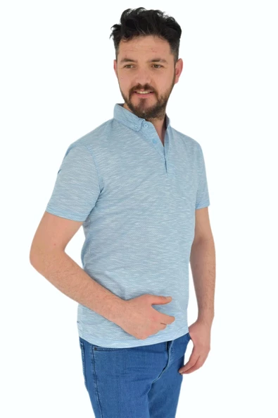 Erkek Polo Yaka Tişört R2022-2166 BGL-ST02777 - Resim 8