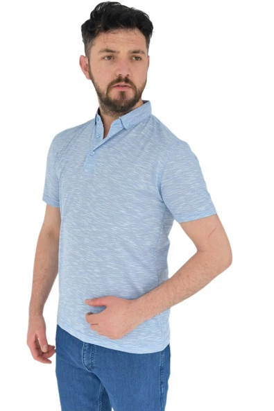 Erkek Polo Yaka Tişört R2022-2166 BGL-ST02777 - Resim 6