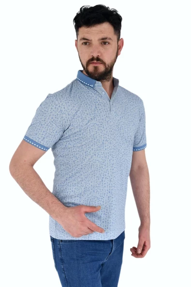 Erkek Polo Yaka Tişört R4230 BGL-ST02780 - 9