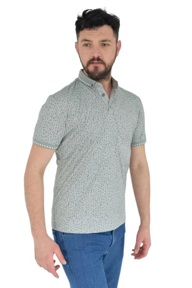 Erkek Polo Yaka Tişört R4230 BGL-ST02780 - 12
