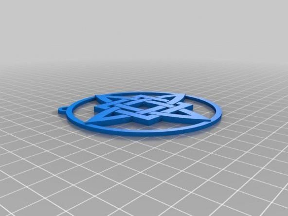 Slav Tanrı Fırsat Svarog Amulet Kolye İşareti Plastik Aparat