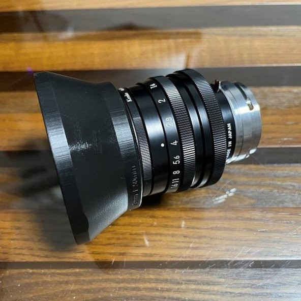 50Mm Prime Lens İçin 43Mm Vidalı Lens Hood Plastik Aparat