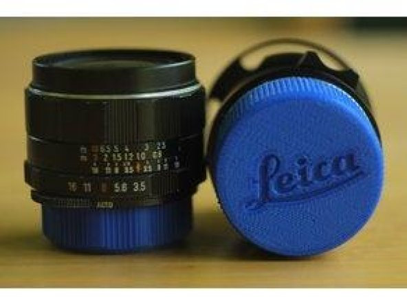 Logolu Leica M lens arka kapağı lens koruyucu Dekoratif Aparat