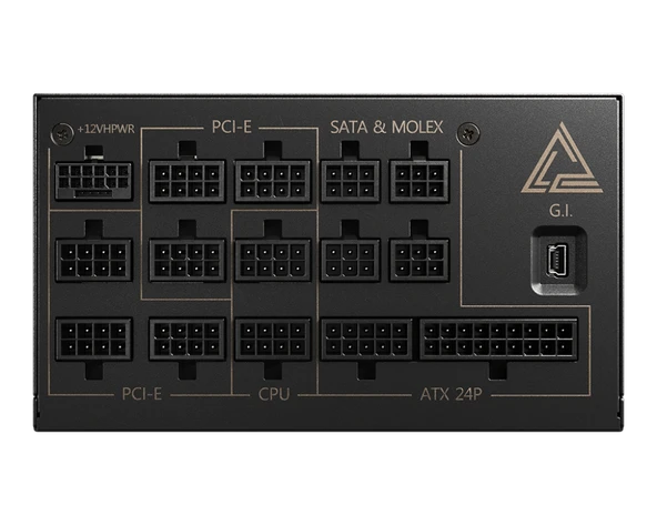 MSI MEG AI1300P PCIE5 1300W 80+ PLATINUM PSU - 4