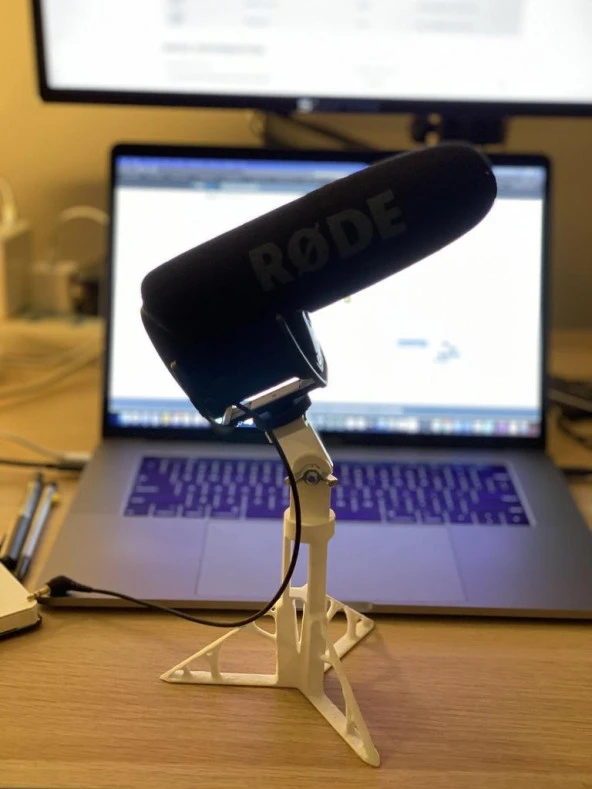 Hot-Shoe/Cold-Shoe/Rhode Video Mic Standı Plastik Aparat