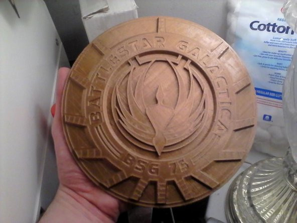 Battlestar Galactica Wallhang Plastik Aparat