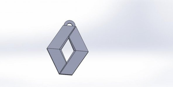 Logo Renault Anahtarlık Plastik Aparat