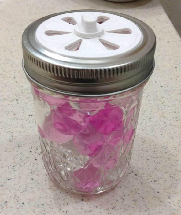 8 Oz Top Kapitone Kristal Jöle Kavanozlar İçin Diy Hava Spreyi Kapağı Plastik Aparat - 1