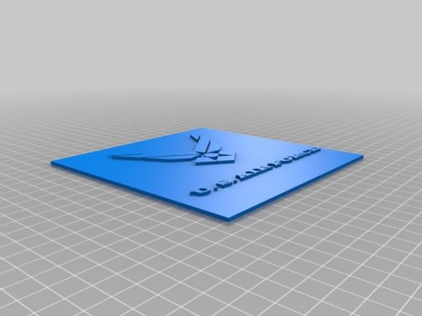 Amerika Birleşik Devletleri Hava Kuvvetleri Logosu Plastik Aparat - 3