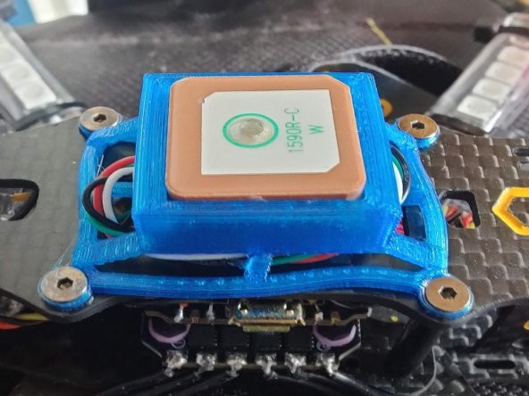 Amax Inno F6 Mini Çerçeve İçin Top Gps Montajı (Beitian Bn-220T) Plastik Aparat