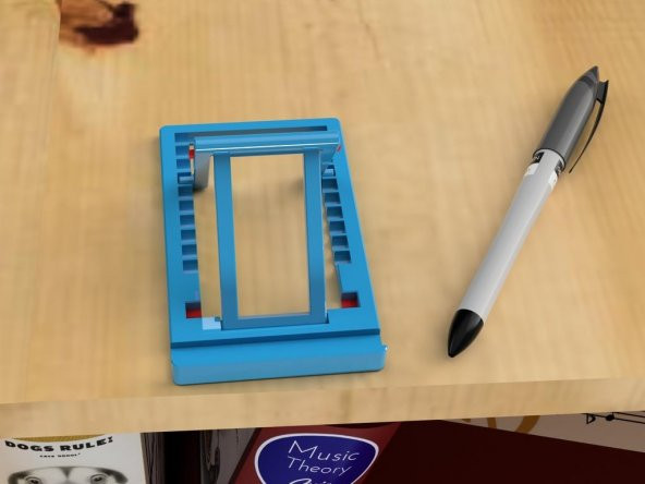 Evrensel Katlanır Cep Telefonu Ve Tablet Standı - Yeni Ve Geliştirilmiş - Uzun Boylu Dudak Ve Daha Fazlası Plastik Aparat - 1