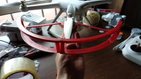 Xiao Mi Mi Drone / Mi Drone 4 K Pervane Koruyucu Plastik Aparat