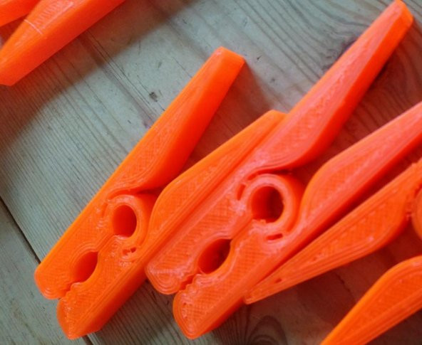 Daha Kalın Öpüşme Kıyafetleri Peg Plastik Aparat - 2