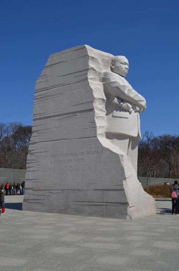 Washington Dc Deki Martin Luther King Anıtı Plastik Aparat
