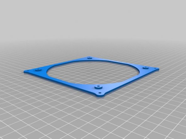 Louqe Raw S1 Düşük Profilli Şapka - 140Mm İla 120Mm Fan Adaptörü Plastik Aparat