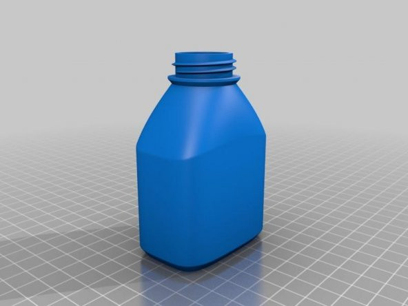 3D Yazdırılabilir Şişe Ve Vida Kapağı Plastik Aparat - 7