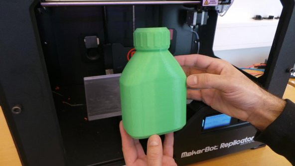 3D Yazdırılabilir Şişe Ve Vida Kapağı Plastik Aparat - 11
