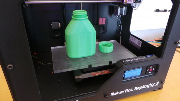 3D Yazdırılabilir Şişe Ve Vida Kapağı Plastik Aparat - 12