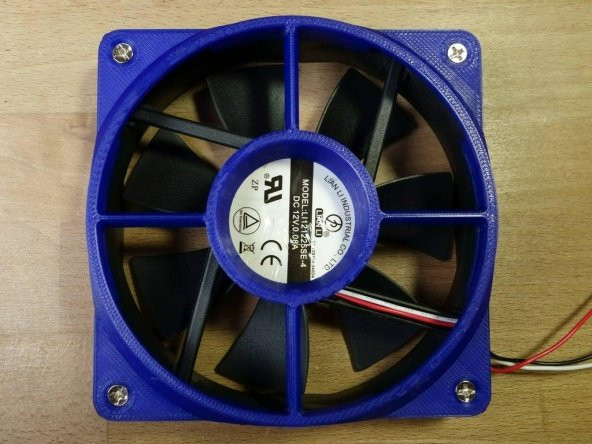 120 Mm Fan Hava Akışı Optimize Edici / Akış Doğrultucu / Meme Plastik Aparat - 6