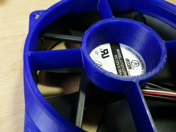 120 Mm Fan Hava Akışı Optimize Edici / Akış Doğrultucu / Meme Plastik Aparat - 4