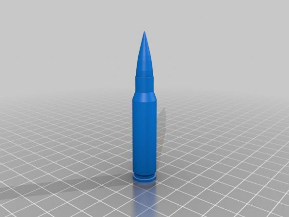 7.62X51 Nato Topu (.308 Winchester) Bullet Çoğaltma Plastik Aparat - 1