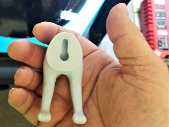 Askı - Köpek Poposu - Tasma Kanca - Köpek Tasma Tutucu Plastik Aparat - 3