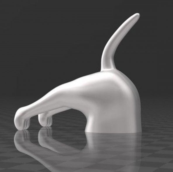 Askı - Köpek Poposu - Tasma Kanca - Köpek Tasma Tutucu Plastik Aparat - 6