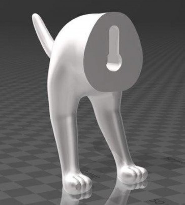 Askı - Köpek Poposu - Tasma Kanca - Köpek Tasma Tutucu Plastik Aparat - 7