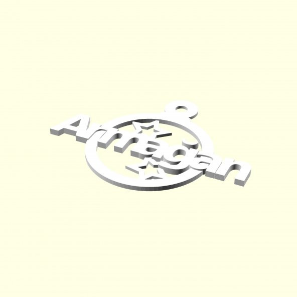 Armağan Kişiye İsime İsme Özel Üretim Yılbaşı Ağacı Süsü Ağaç Süs Sevgiliye Eşe Hediyelik Hediyesi Dekoratif Organik Plastik - 1