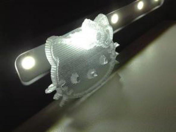 Hello Kitty Les Paul Anahtarlık Plastik Aparat - 6