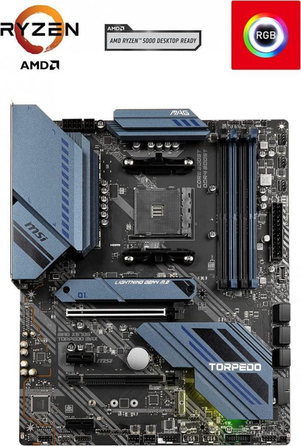 MSI Mag X570S Torpedo Max AMD AM4 DDR4 ATX Anakart - TEŞHİR - 3