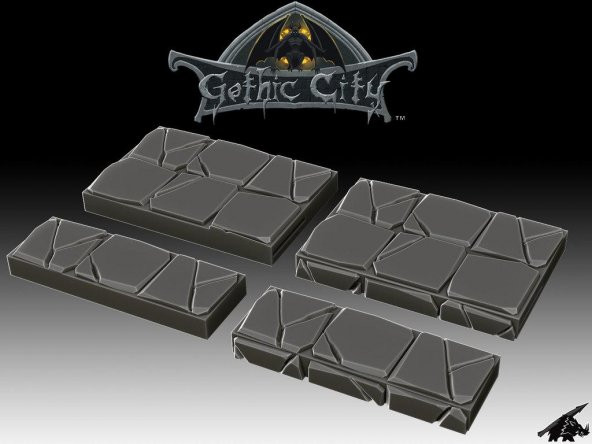 Gothic Şehir Kenar Fayansları (Patreonlarımızı Join) Plastik Aparat - 1